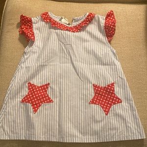 Blue stripe star shirt